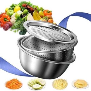 3 in 1 Multifunctional basin kitchen/Vegetables Cutter Set