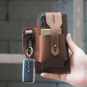Retro Belt Waist Fashionable Bag (Brown)