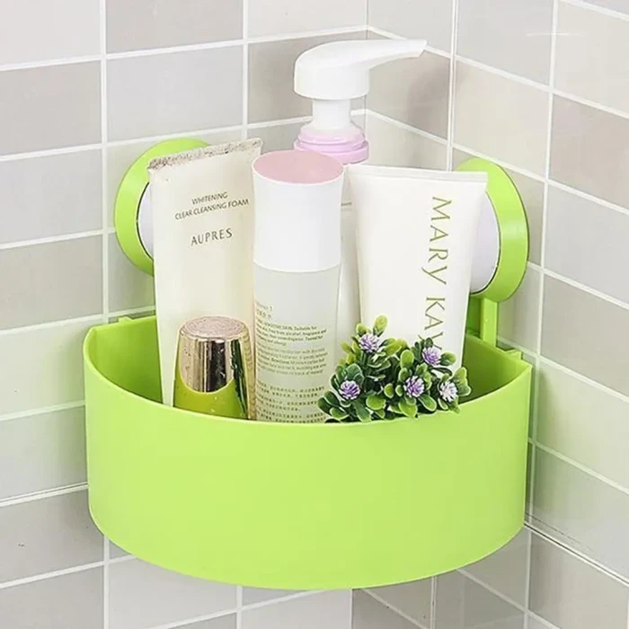 Plastic Bathroom Shelves Corner Self - Image 3